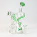 8" SOUL Glass 2-in-1 single chamber recycler bong | Jupiter Grass
