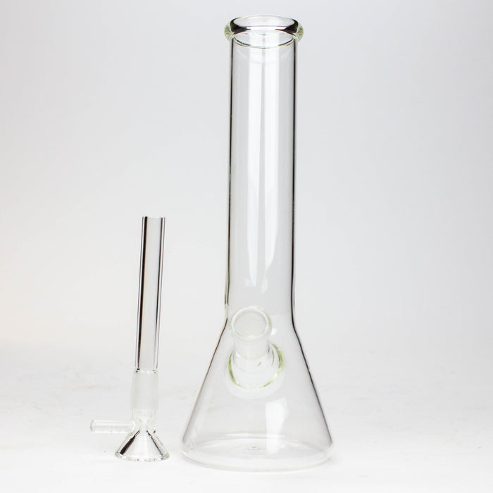 8" Clear glass beaker water bong | Jupiter Grass