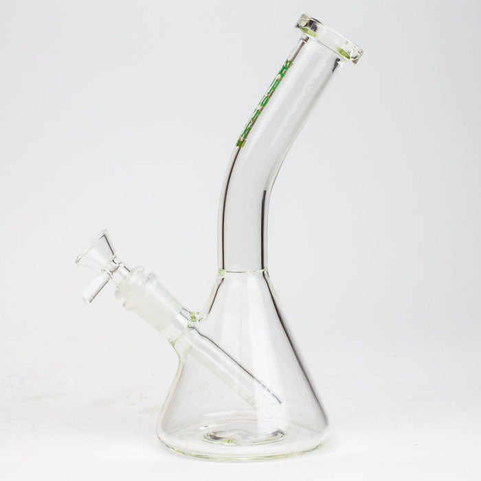 10" SPARK beaker thick glass bent neck water bong | Jupiter Grass