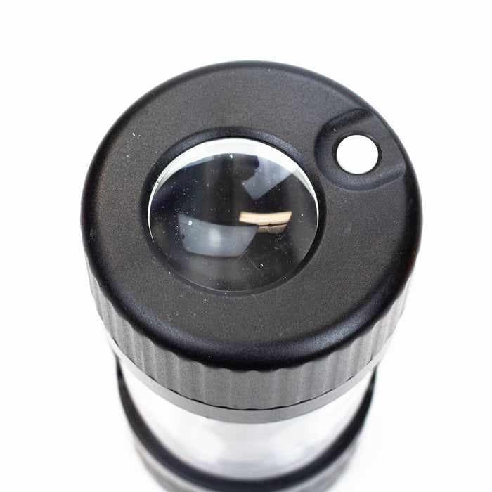 4-in-1 LED Magnify Jar with a grinder and one hitter | Jupiter Grass
