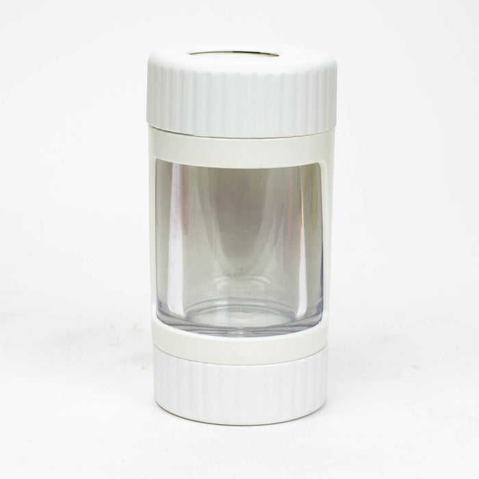 4-in-1 LED Magnify Jar with a grinder and one hitter | Jupiter Grass