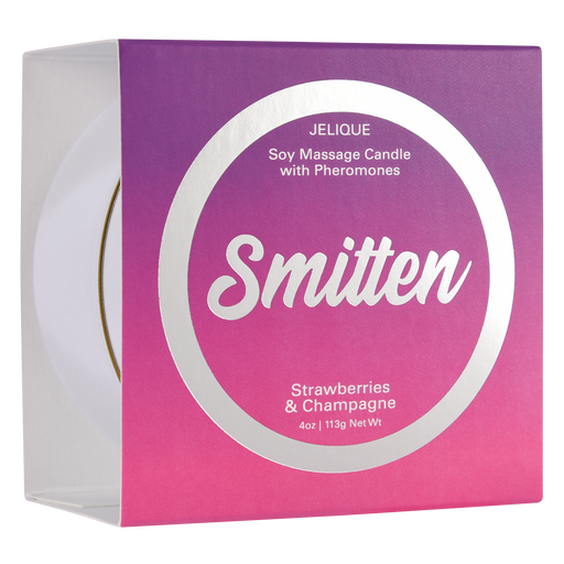MOOD CANDLES Pheromone Soy Massage Candles Strawberry & Champagne 4oz | 113g