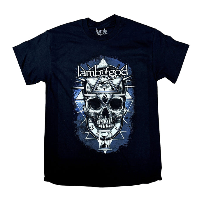 Lamb of God | “All Seeing Blue” Short Sleeve Men’s Black T-Shirt – Officially Licensed Rock Band Tee | Jupiter Grass