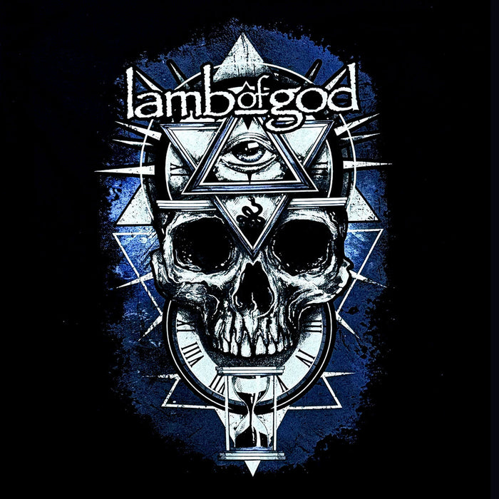 Lamb of God | “All Seeing Blue” Short Sleeve Men’s Black T-Shirt – Officially Licensed Rock Band Tee | Jupiter Grass