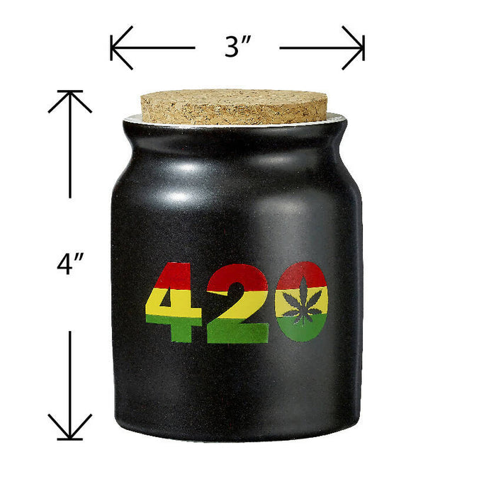 420 rasta color stash jar | Jupiter Grass