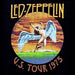 Led Zeppelin | "Swan 77 Distressed" Men's T-Shirt Black - Officially Licensed | Jupiter Grass