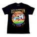 Led Zeppelin | "Swan 77 Distressed" Men's T-Shirt Black - Officially Licensed | Jupiter Grass