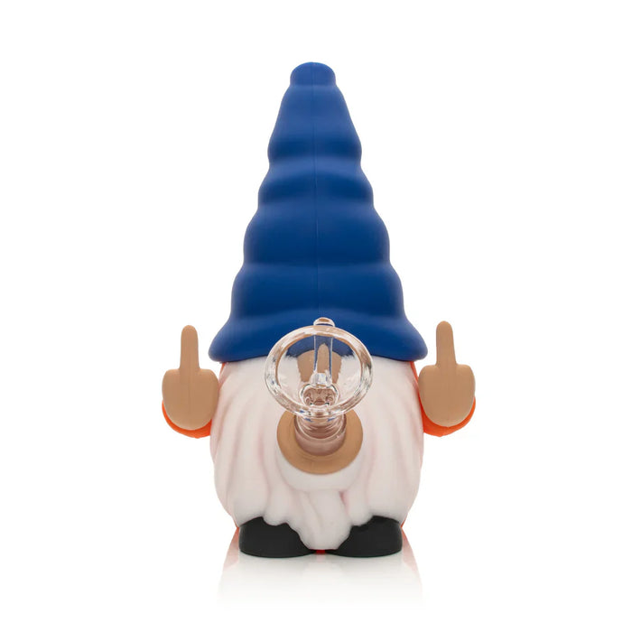 LIT® Silicone | 6" No Fux Gnome Water Pipe [TS217BOR] | Jupiter Grass