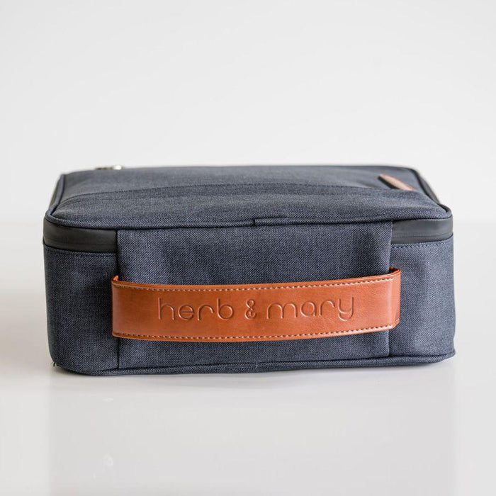 Herb & Mary | Smell Proof Accessories Storage Stash Case w/Integrated Combo Lock (Medium) | Jupiter Grass