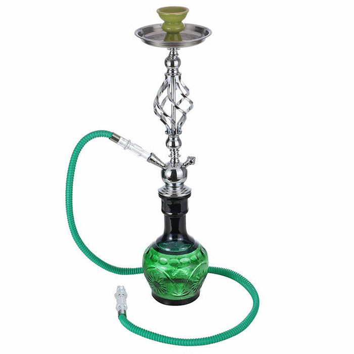 25" Twist Wrought Hookah [MD2202] | Jupiter Grass