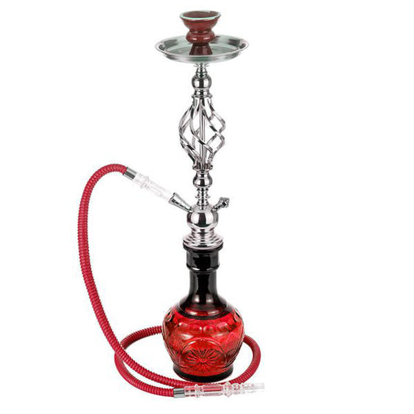 25" Twist Wrought Hookah [MD2202] | Jupiter Grass