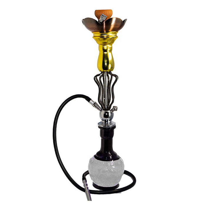 27" Twist Wrought Hookah [MD2203] | Jupiter Grass