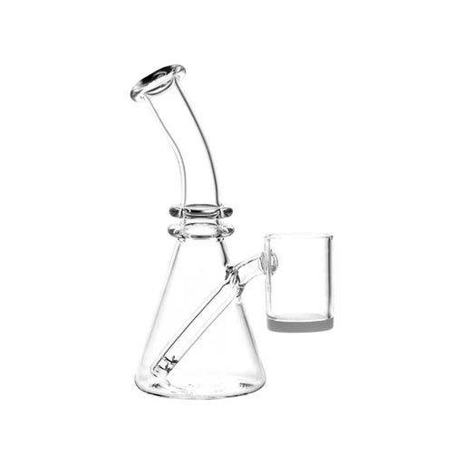 5" Fixed Dab Rig | Clear – Premium Compact Concentrate Rig | Jupiter Grass