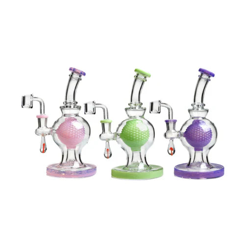 8" Ball Rig – Compact Dab Rig with Quartz Banger | Jupiter Grass