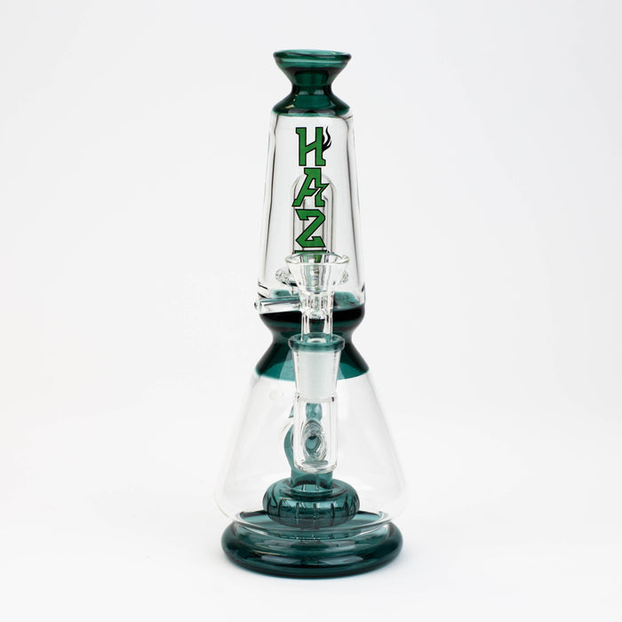8.5" HAZE glass water bong with Showerhead percolator [HZ088] | Jupiter Grass