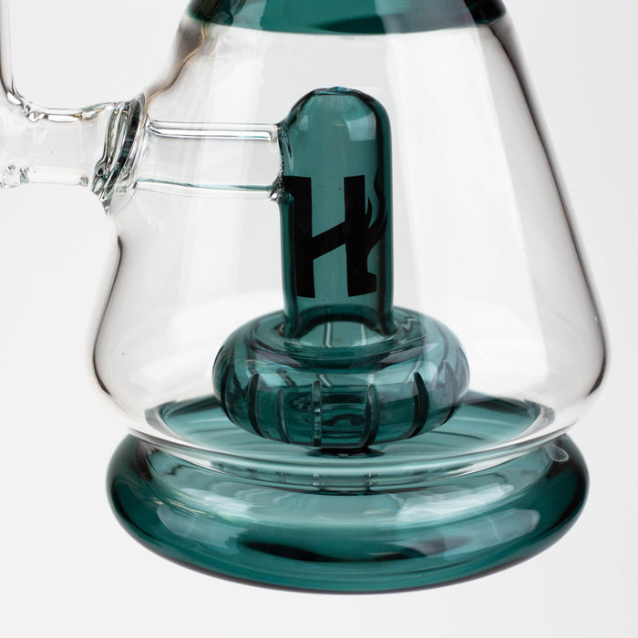 8.5" HAZE glass water bong with Showerhead percolator [HZ088] | Jupiter Grass