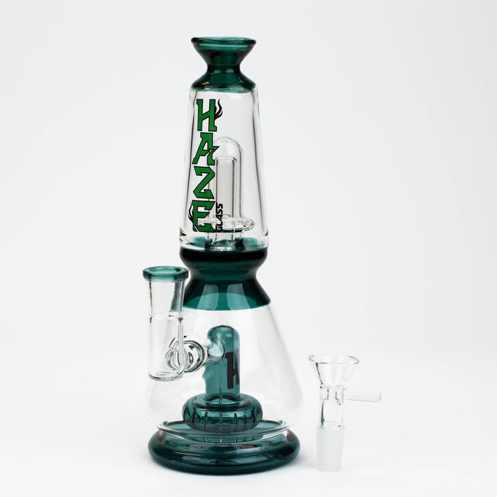 8.5" HAZE glass water bong with Showerhead percolator [HZ088] | Jupiter Grass