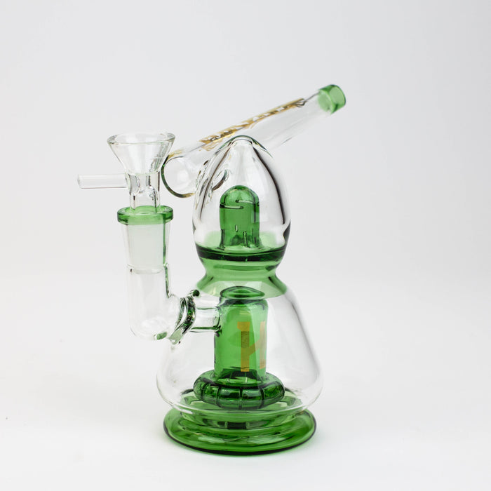6.5" HAZE glass water bong [HZ091] | Jupiter Grass
