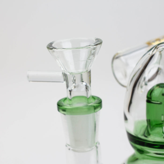 6.5" HAZE glass water bong [HZ091] | Jupiter Grass