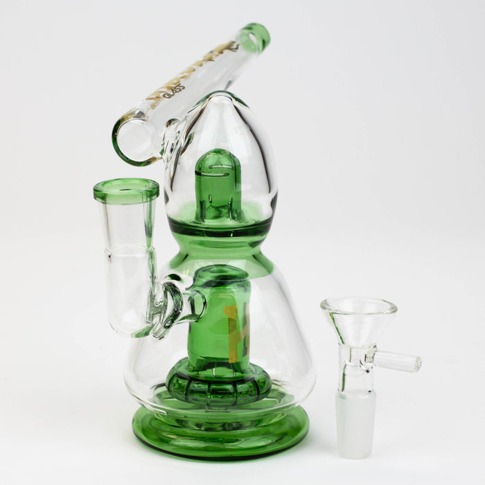 6.5" HAZE glass water bong [HZ091] | Jupiter Grass