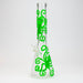 15.5" Glow in the dark beaker glass water bong [AK082] | Jupiter Grass