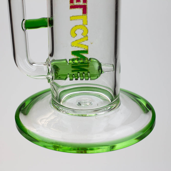 9" WellCann Inline diffuser Rig with Banger | Jupiter Grass
