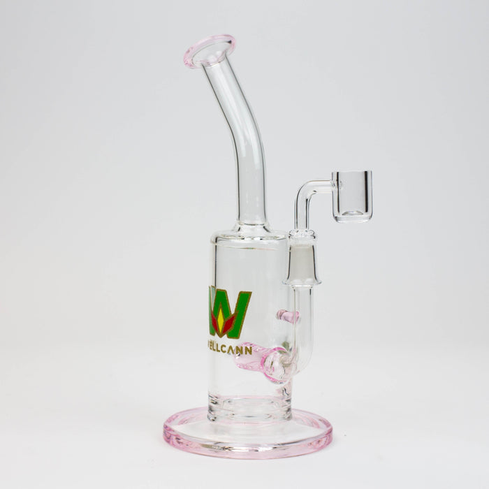 9" WellCann Inline diffuser Rig with Banger | Jupiter Grass