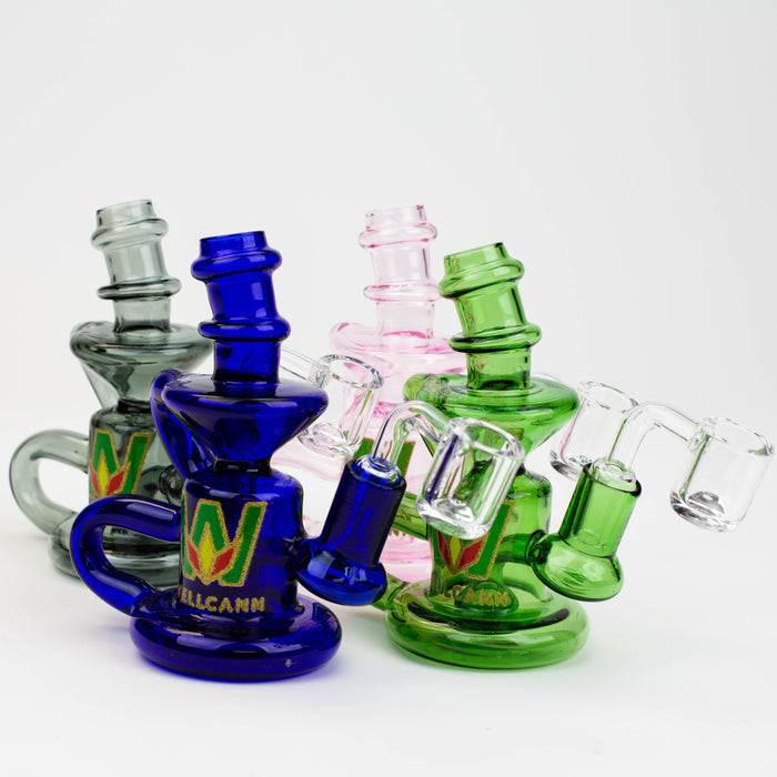 6" WellCann Double Loop Recycle Rig with Banger | Jupiter Grass