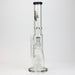 17.5" H2O glass water bong with shower head percolator [H2O-5003] | Jupiter Grass