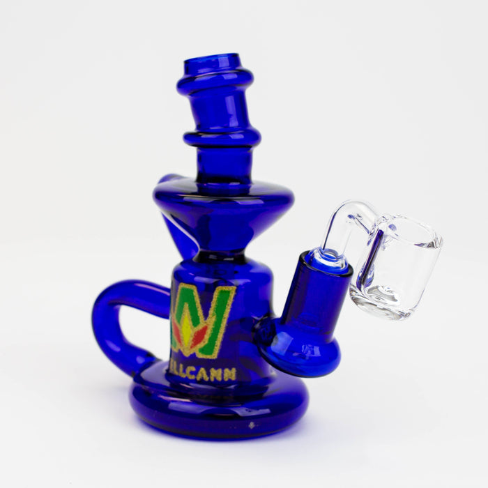 6" WellCann Double Loop Recycle Rig with Banger | Jupiter Grass