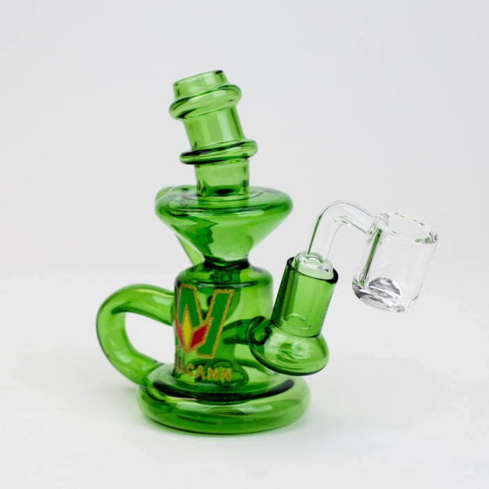 6" WellCann Double Loop Recycle Rig with Banger | Jupiter Grass