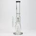 17.5" H2O glass water bong with shower head percolator [H2O-5003] | Jupiter Grass