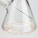 12" DANK beaker 7 mm glass bong with Colour Bottom | Jupiter Grass