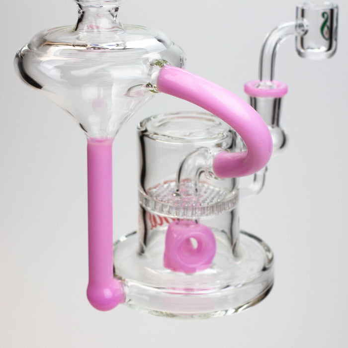9" SOUL Glass 2-in-1 recycler bong [S2055] | Jupiter Grass