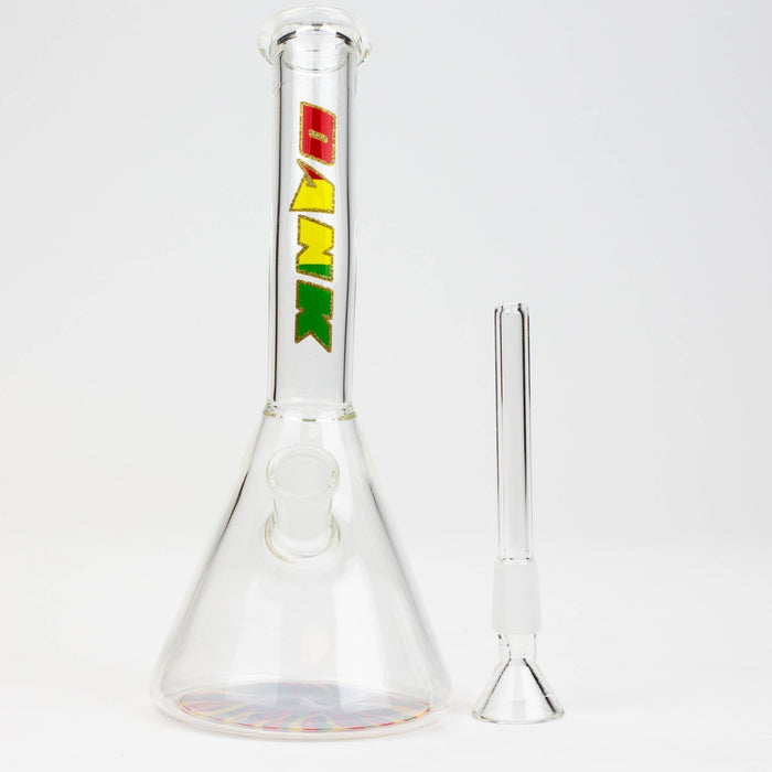8" DANK Mini Bong with Colour Bottom | Jupiter Grass