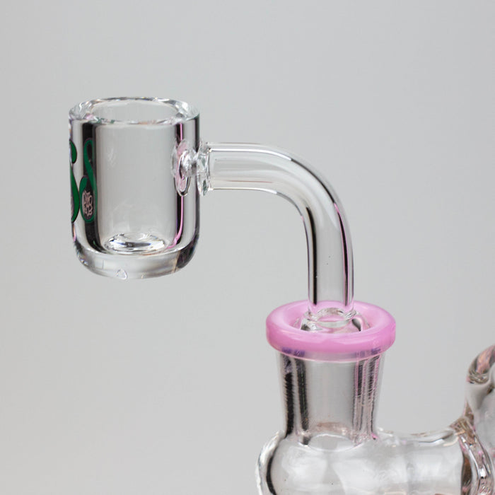 9" SOUL Glass 2-in-1 recycler bong [S2055] | Jupiter Grass