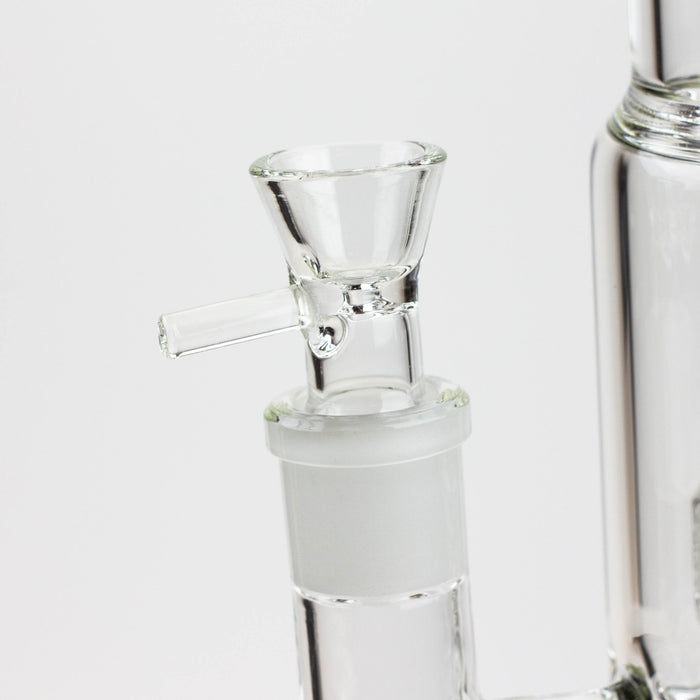 17.5" H2O glass water bong with shower head percolator [H2O-5003] | Jupiter Grass