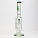 17.5" H2O glass water bong with shower head percolator [H2O-5003] | Jupiter Grass