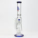 17.5" H2O glass water bong with shower head percolator [H2O-5003] | Jupiter Grass