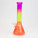 10" Multi color glass water bong | Jupiter Grass