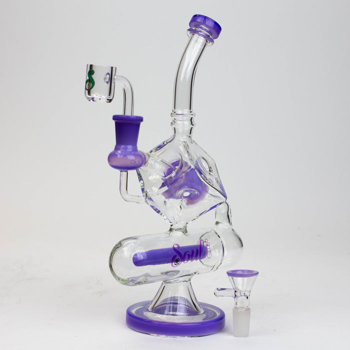 9" SOUL Glass 2-in-1 glass bong [S2057] | Jupiter Grass