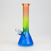 10" Multi color glass water bong | Jupiter Grass