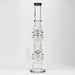 21" H2O  Dual percolator glass water bong [H2O-5004] | Jupiter Grass