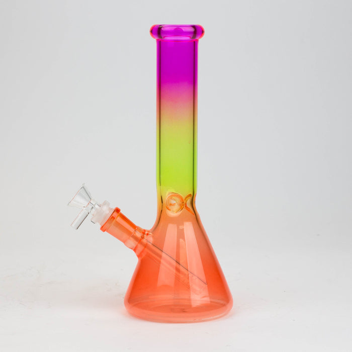 10" Multi color glass water bong | Jupiter Grass