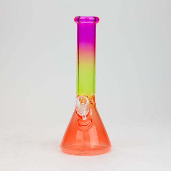 10" Multi color glass water bong | Jupiter Grass