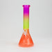 10" Multi color glass water bong | Jupiter Grass