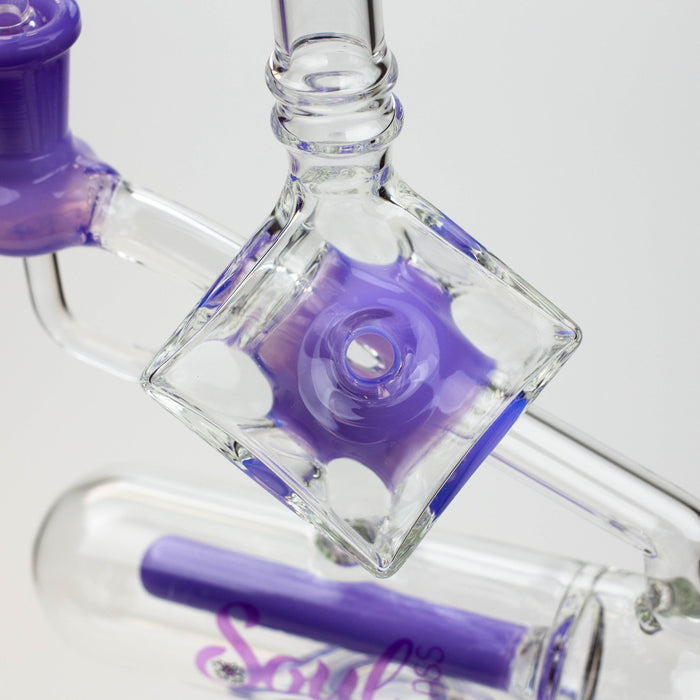 9" SOUL Glass 2-in-1 glass bong [S2057] | Jupiter Grass
