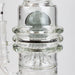 21" H2O  Dual percolator glass water bong [H2O-5004] | Jupiter Grass