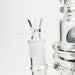21" H2O  Dual percolator glass water bong [H2O-5004] | Jupiter Grass