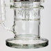 21" H2O  Dual percolator glass water bong [H2O-5004] | Jupiter Grass